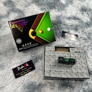 Nơ Bida Xám BiLLee 8A , [ 144 viên Nơ Xám ]