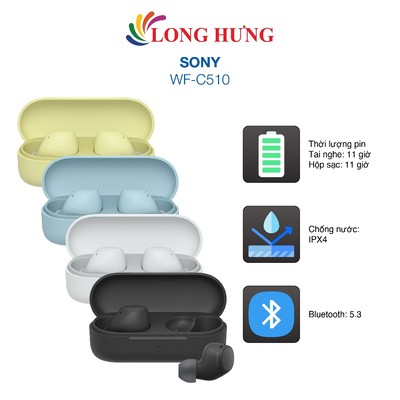 Tai nghe Bluetooth True Wireless Sony WF-C510 - Hàng chính hãng