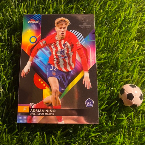 [ CHÍNH HÃNG ] - RC - TOPPS FINEST 2024 - ADRIAN NINO (ATLETICO MADRID)