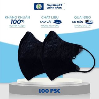 Khẩu trang Thịnh Phát túi 200 chiếc 5D 3 lớp kháng khuẩn kháng giọt bắn chống tia UV