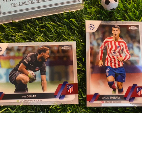 [ CHÍNH HÃNG ] - TOPPS CHROME 2023 - ATLETICO MADRID