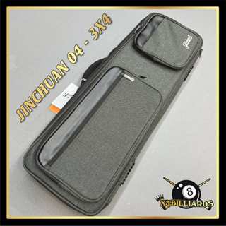 Bao Đựng Cơ Bida JINCHUAN 04 Ngăn 3x4 Vải Oxfor Bên Trong Vải Lông Mềm. Túi Bảo Vệ Gậy Bi A Giá Rẻ Chính Hãng.