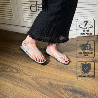 Giày sandal nữ Délicat quai xỏ ngón phối quai hậu xinh xắn D197