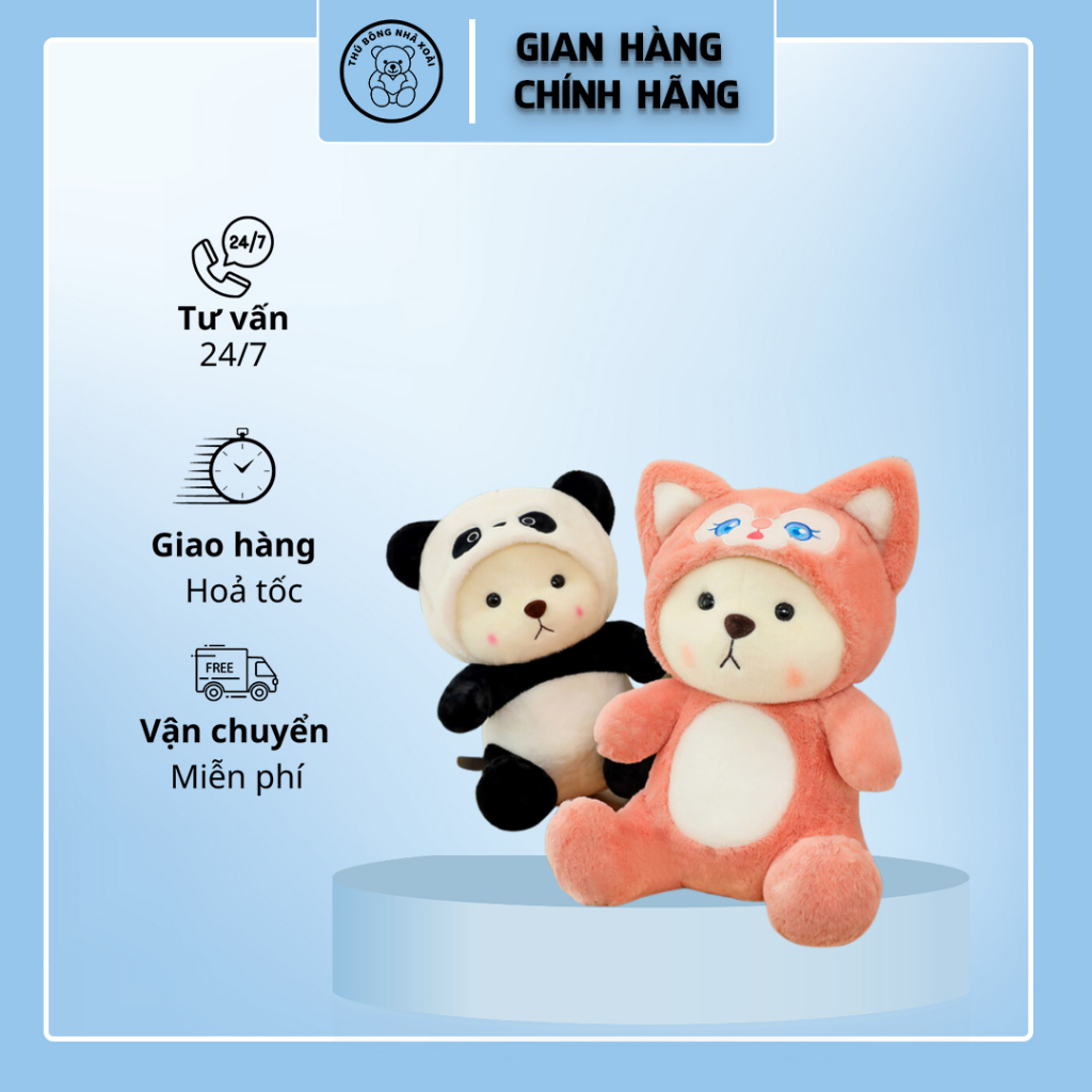 Gấu Bông LENA nhà Xoài, LOOPY stitch, lena cáo, lena chuột, lena pikachu lena stitch, lenan trúc, lo
