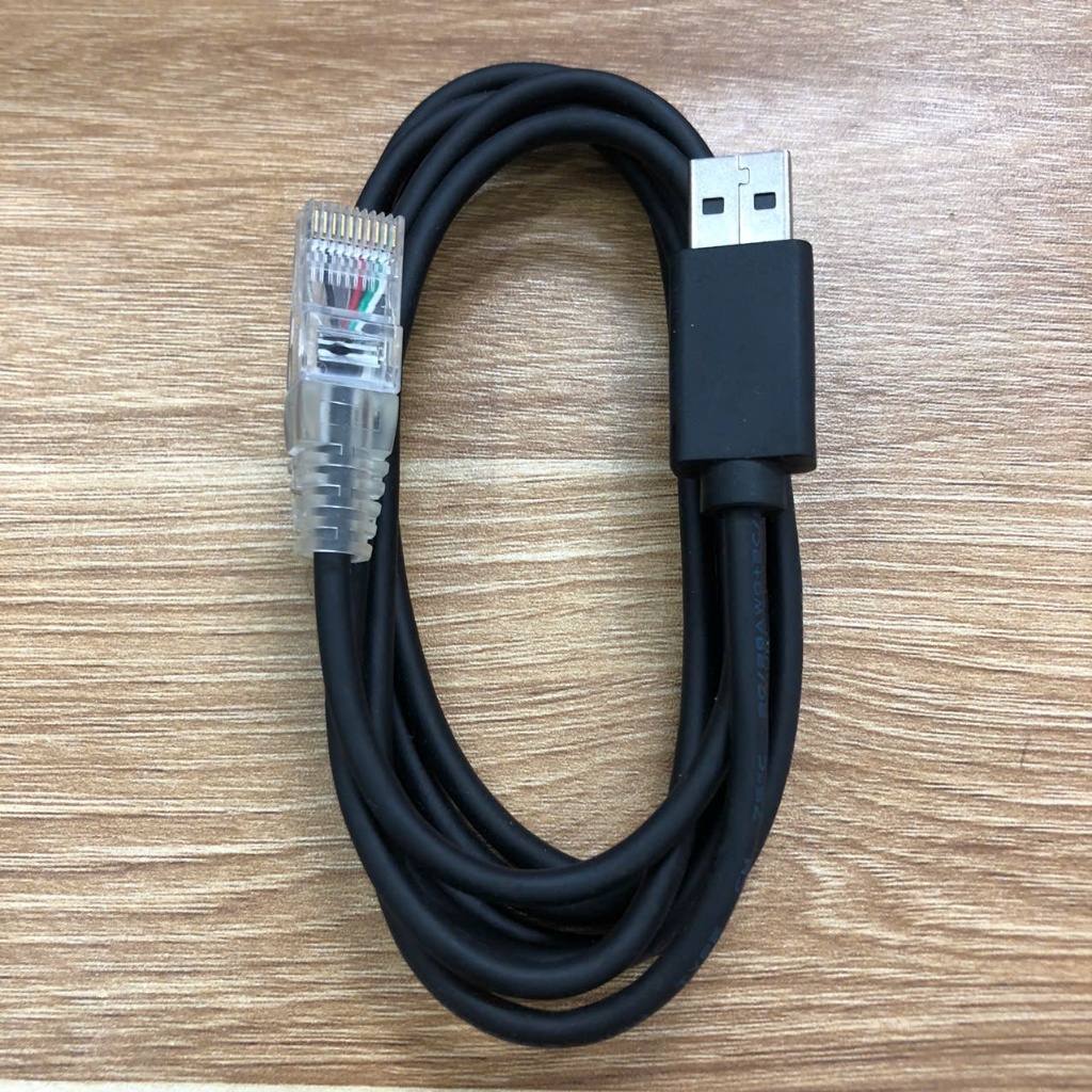 Cáp Máy quét mã vạch DATALOGIC BC9030-BT C582 Bar Code Scanner Cable USB Type A to RJ45 10 Pin dài 1