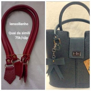 Quai da túi xách PU 45cm