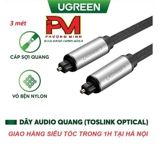 Cáp audio quang dài 3m cao cấp ugreen 10541_hàng chính hãng