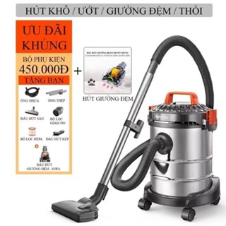 Máy hút bụi chính hãng yili 12l  YLW6263A [ HÚT KHÔ - HÚT NƯỚC ]