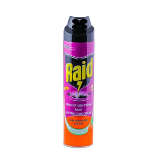 Bình xịt côn trùng Raid hương cam chanh 520ml