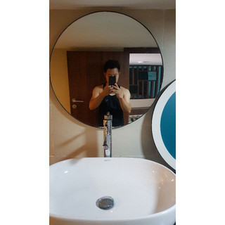  Gương tròn treo tường 