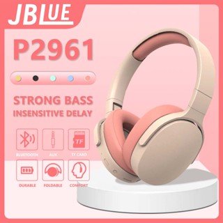 JBLue P2961 Tai Nghe Bluetooth KhôNg DâY, Và Phong Cách Âm Bass Ấm Sống Động Có Mic, Tặng Sinh Nhật