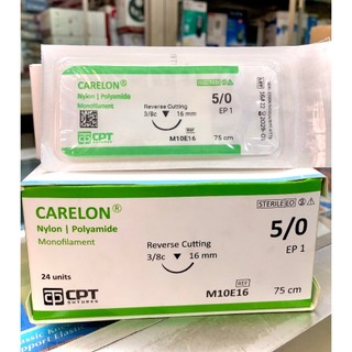 ✅ (LẺ) Chỉ phẫu thuật CARELON NYLON CPT (2/0, 3/0, 4/0, 5/0, 6/0, 7/0)
