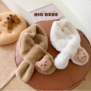 [QCCC 0-4Y] Khăn quàng cổ Lông cho bé, khăn choàng cổ mùa đông gắn hoạ tiết xinh iêu cho bé 0-3Y