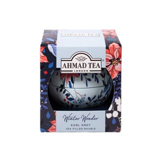   LIMITED EDITION  TRÀ AHMAD ANH QUỐC -  HÌNH CẦU WINTER - BÁ TƯỚC pha ấm  25g  - Earl Grey 