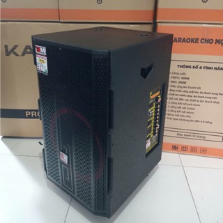 Loa Kéo Karaoke BM G-17x ( Lưới Đen ) Bass 40cm 1600w Tặng 2 Micro UHF Chống Hú SV76