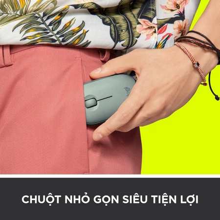 Chuột Không Dây Yên Lặng Logitech M350/ M350S Pebble Kết Nối Bluetooth/ Usb Nhỏ Gọn, Giảm ồn