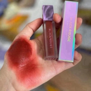 Son Black Rouge A12 Màu Đỏ Nâu Đất Nâu Gạch Nắp Tím