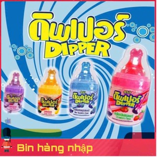 Hộp 12 kẹo bình sữa dipper chấm bột trái cây nhập thái lan