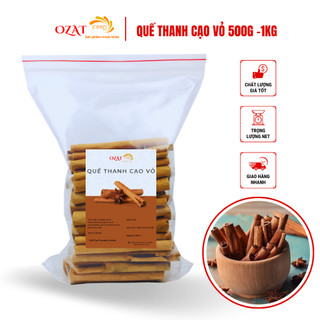 Quế thanh cạo vỏ hành đẹp loại 1 ozat food 500g/1kg - decor nước, trang trí và pha trà