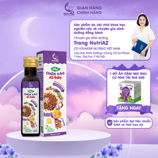 Dầu ăn dặm cho bé dùng chiên xào AZBaby 5 hạt quý NutriAZ bổ sung dưỡng chất giúp bé ăn ngon mau lớn