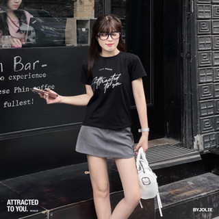 Áo baby tee Attract to u cổ tròn cotton co giãn thoáng mát Byjolievn