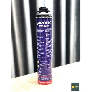 Keo bọt nở Foam Apollo 750ml (dùng vòi và dùng với súng bắn keo bọt nở)