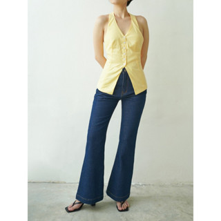 Quần Jean Ống Loe Cổ Điển | The Perfect Vintage Flare | White On Denim