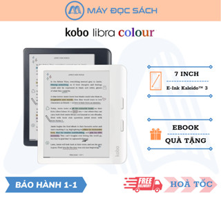 Máy đọc sách Kobo Libra Colour | Màn hình 7Inch Màu E Ink KaleidoTM 3 | Dark Mode | Waterproof