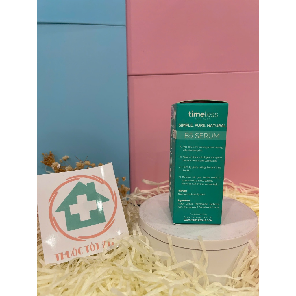 Tinh Chất Serum Timeless B5 Cấp Ẩm, Phục Hồi Da B5 Hyaluronic Acid 30ml