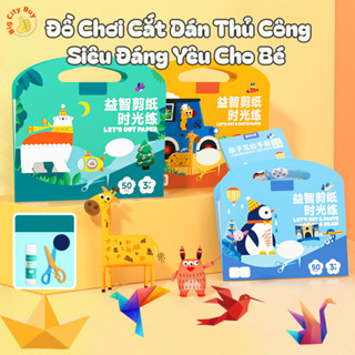 Sách Cắt Dán Thủ Công Siêu Đáng Yêu Cho Bé