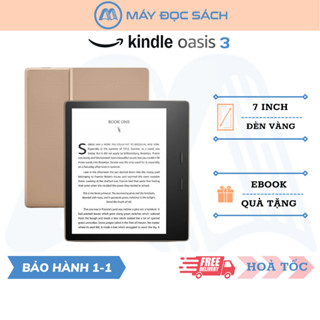 Máy đọc sách Kindle Oasis 3 (thế hệ 10) - có WARMLIGTH điều chỉnh tông màu ấm - Kindle Oasis 2019