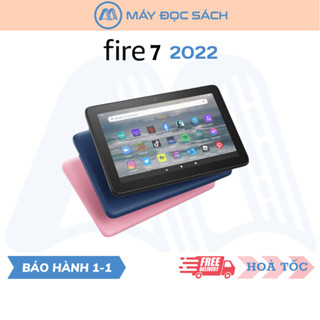 Máy tính bảng Kindle Fire 7 2022 - thế hệ 12, màn hình 7inch, bộ nhớ 16/32GB, chip 4 nhân 2.0GHz, mới nhất 2022