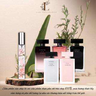 Nước Hoa Nữ Narciso Forever Narciso Trắng Đen Hồng Musc Noir Rose  PL PERFUME 10ml