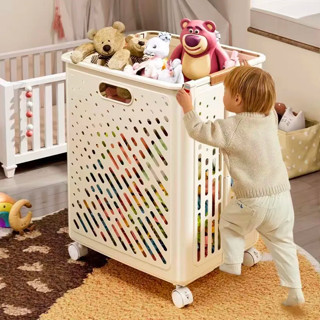 Giỏ đựng đồ đa năng DF-7166. Giỏ đựng đồ chơi cho bé có bánh xe di chuyển dễ dàng tiện lợi
