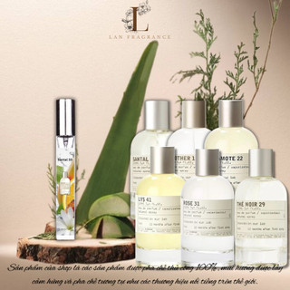  Nước Hoa Unisex Another 13 Bergamote 22 The Noir 29 Rose 31 Santal 33 Lys 41 Vetiver 46  PL PERFUME 10ml 