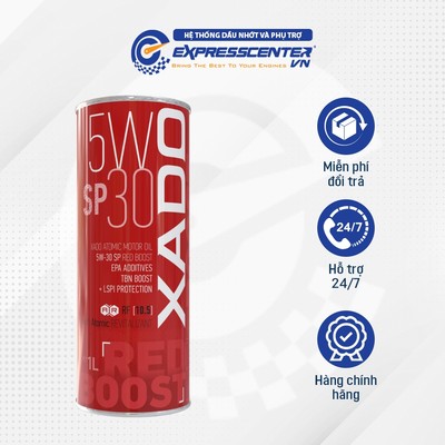 Dầu Nhớt Xe Tay Ga/Xe Oto Xado RedBoost 5w30 1L
