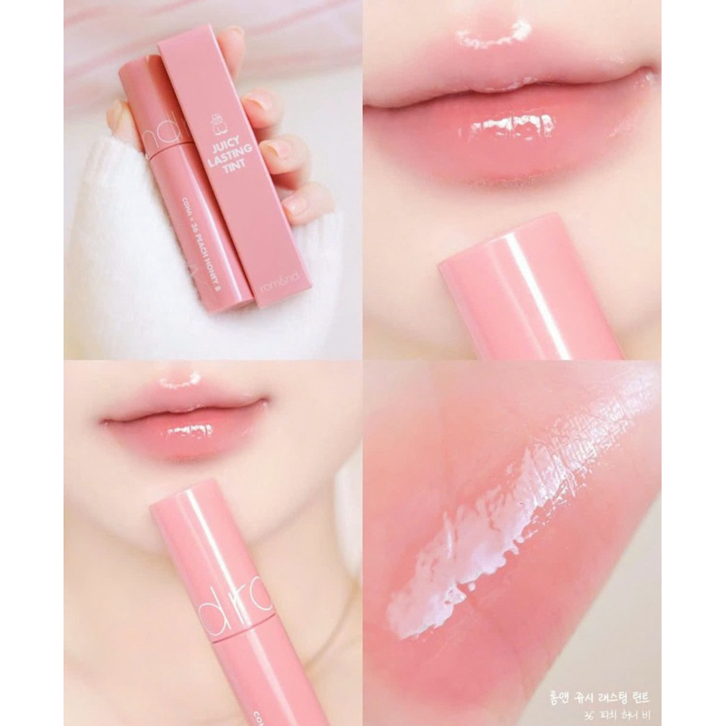 [HIẾM] ROMAND JUICY LASTING TINT 36 - PEACH HONEY B màu lưỡi thỏ