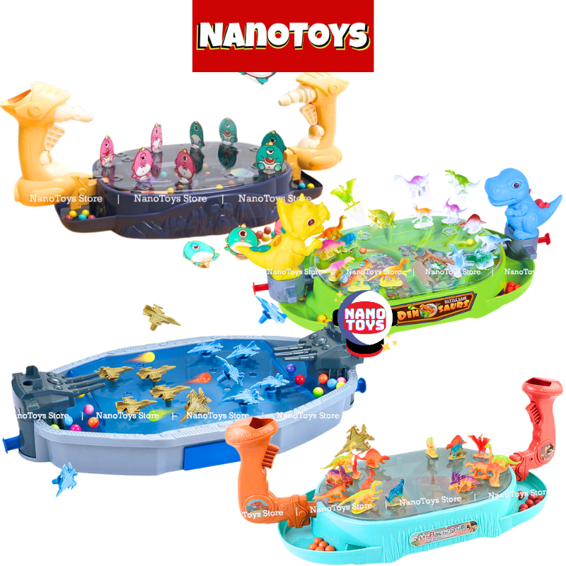 Đồ chơi bàn bắn khủng long, bàn bắn tàu chiến, bắn alien nhiều mẫu - NANOTOYS STORE
