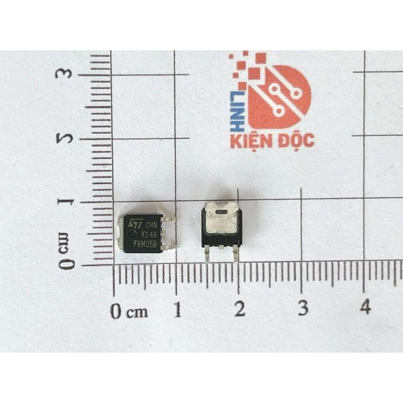[Combo 5 chiếc] 78M05, 7805 IC ổn áp 5V 0.5A TO-252 (hàng nhập khẩu)