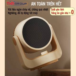 Quạt sưởi ấm TMD 1500W - Công nghệ Graphene đời mới siêu êm, không gây tiếng ồn, có điều khiển