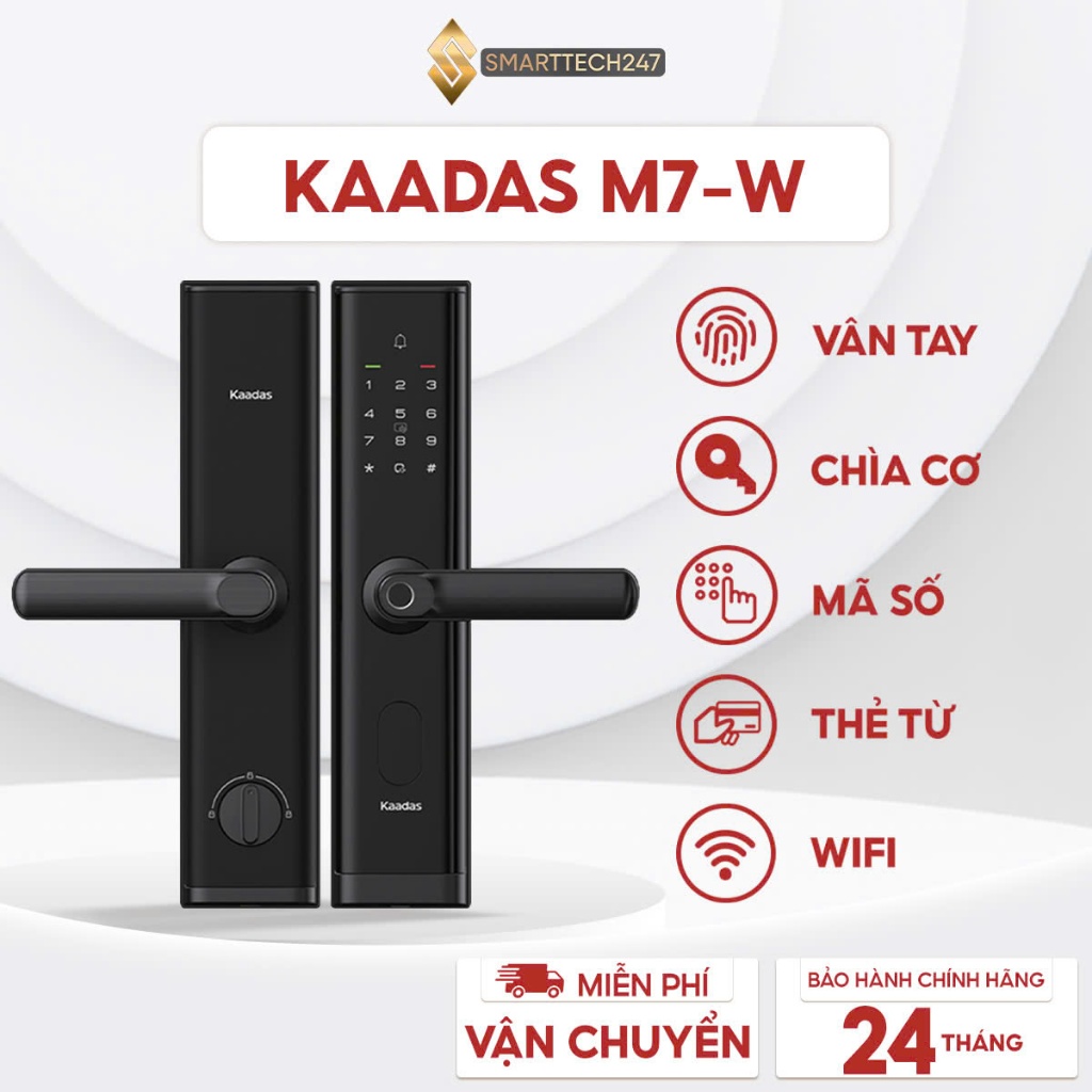Khóa cửa vân tay Kaadas M7-W