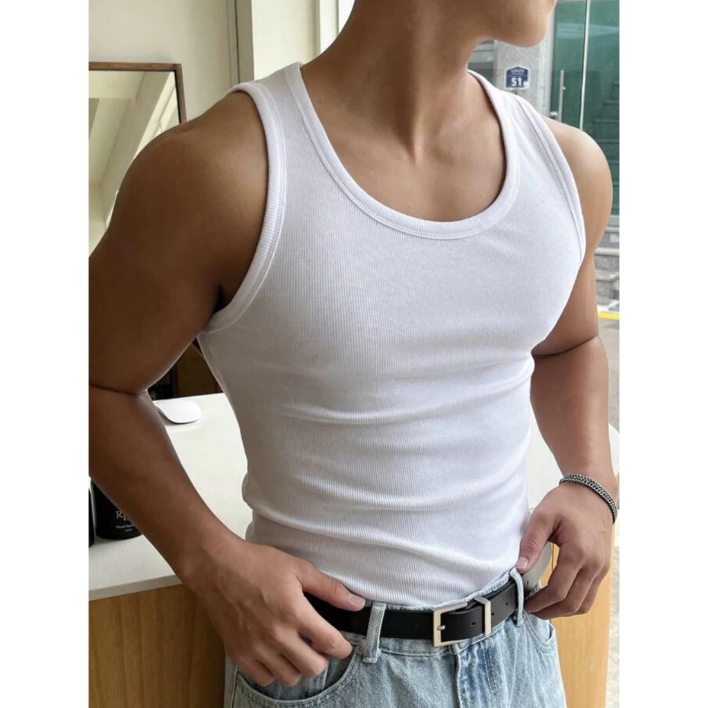 [ XẢ HÀNG HÈ] Áo Tanktop ba lỗ nam gân ôm body, tôn dáng, thể thao, tập gym, thấm hút mồ hôi