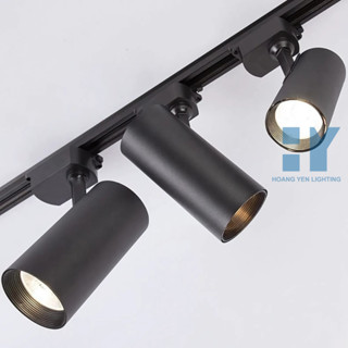 Combo 3 Đèn Rọi Ray Ống Bơ+Thanh Ray 1 Mét ,Đèn Led Rọi Ống Bơ Cob Trang Trí Quán cafe