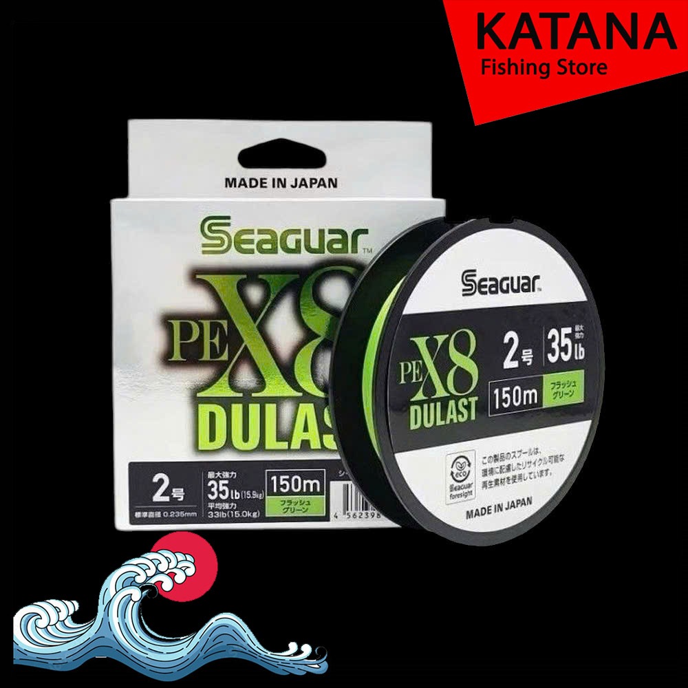 [Katana Fishing] Dây PE Câu Cá SEAGUAR DULAST 8X 150m - 0.6 - 3.0