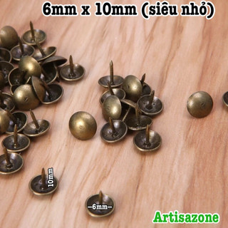 Đinh mũ làm đồ handmade - Set 10 chiếc (Đọc kỹ mô tả sản phẩm)