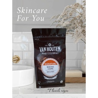  SOCOLA ĐEN CHIP VANHOUTEN NGUYÊN GÓI 1KG 