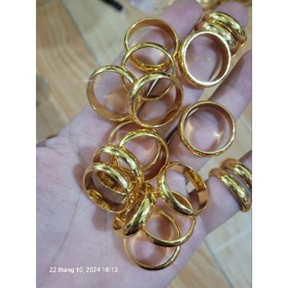 nhẫn 1 chỉ , 2chỉ khắc 9999 bên trong