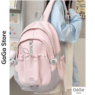 Balo đi học nhiều ngăn phối màu dễ thương phong cách Hàn Quốc dành cho học sinh B756 gagastore