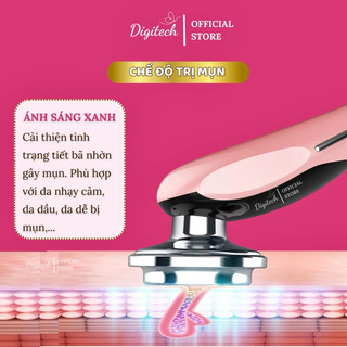 Máy massage mặt 7 chức năng- Trẻ hoá da, làm sạch sâu, Nâng cơ, Chăm sóc da bằng Ánh sáng LED & Rung nhiệt 45°C
