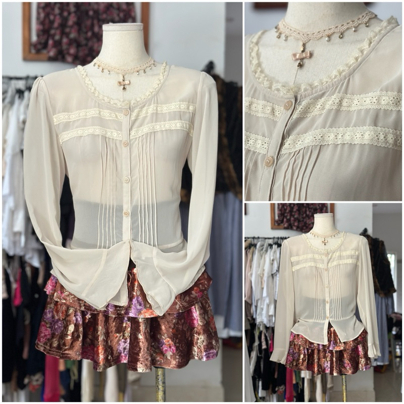 Áo voan mỏng size M